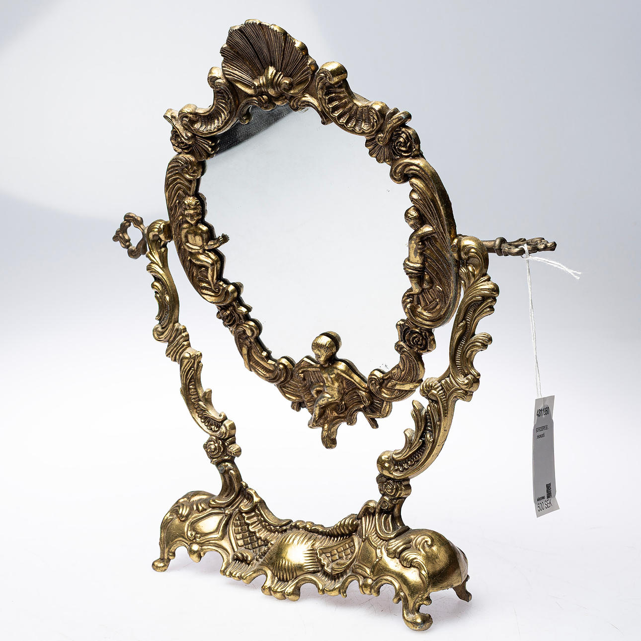 TABLE MIRROR, Rococo style.