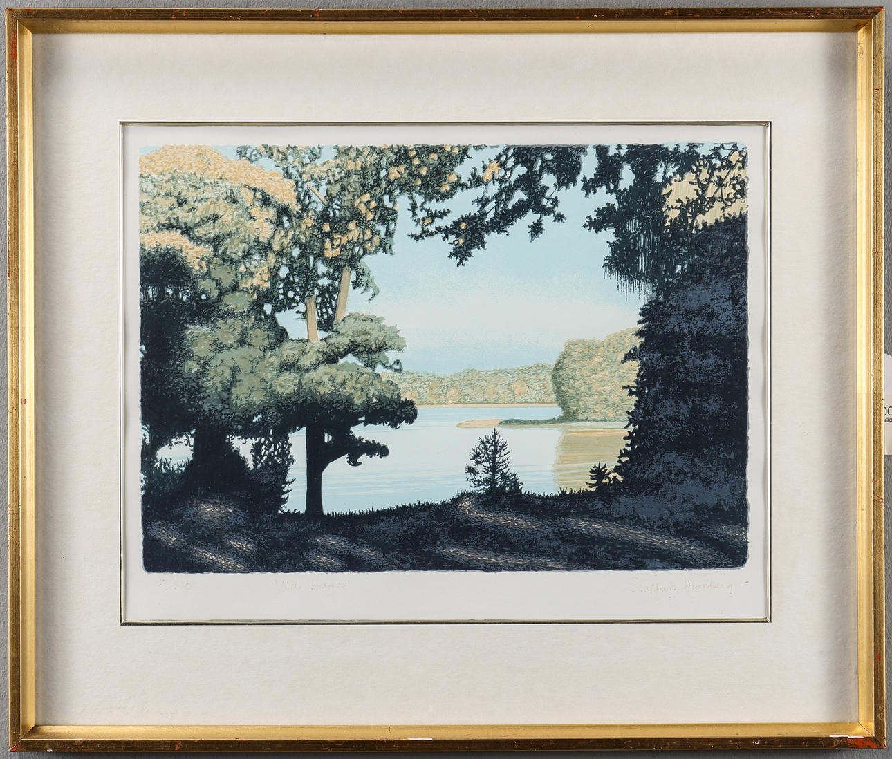 STAFFAN KRONBERG lithograph, signed.