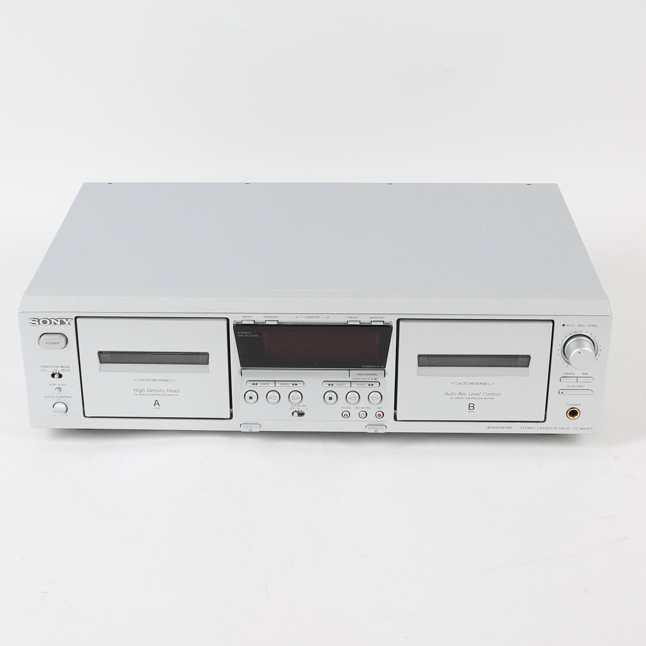 CASSETTE DECK, Sony TC-WE475, Japan, 2000s.