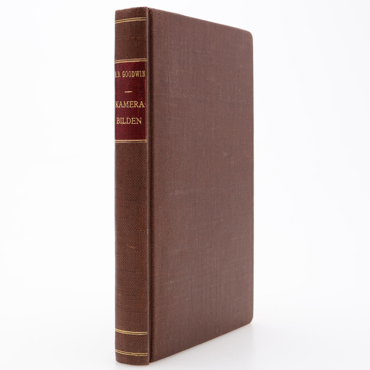 PHOTO. HENRIK B. GOODWIN'S CAMERA PHOTOS IN 1929 WITH 41 IMAGES IN DEEP COPPER PRINT.