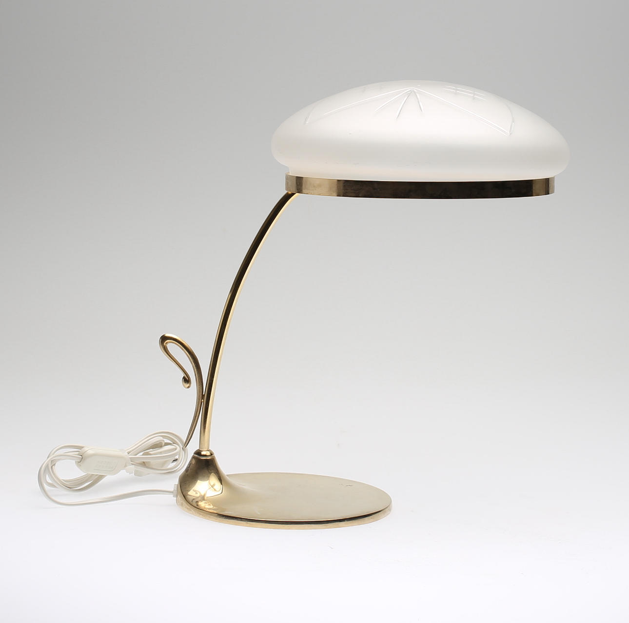 SKRIVBORDSLAMPA, jugendstil, 1900-talets andra hälft.