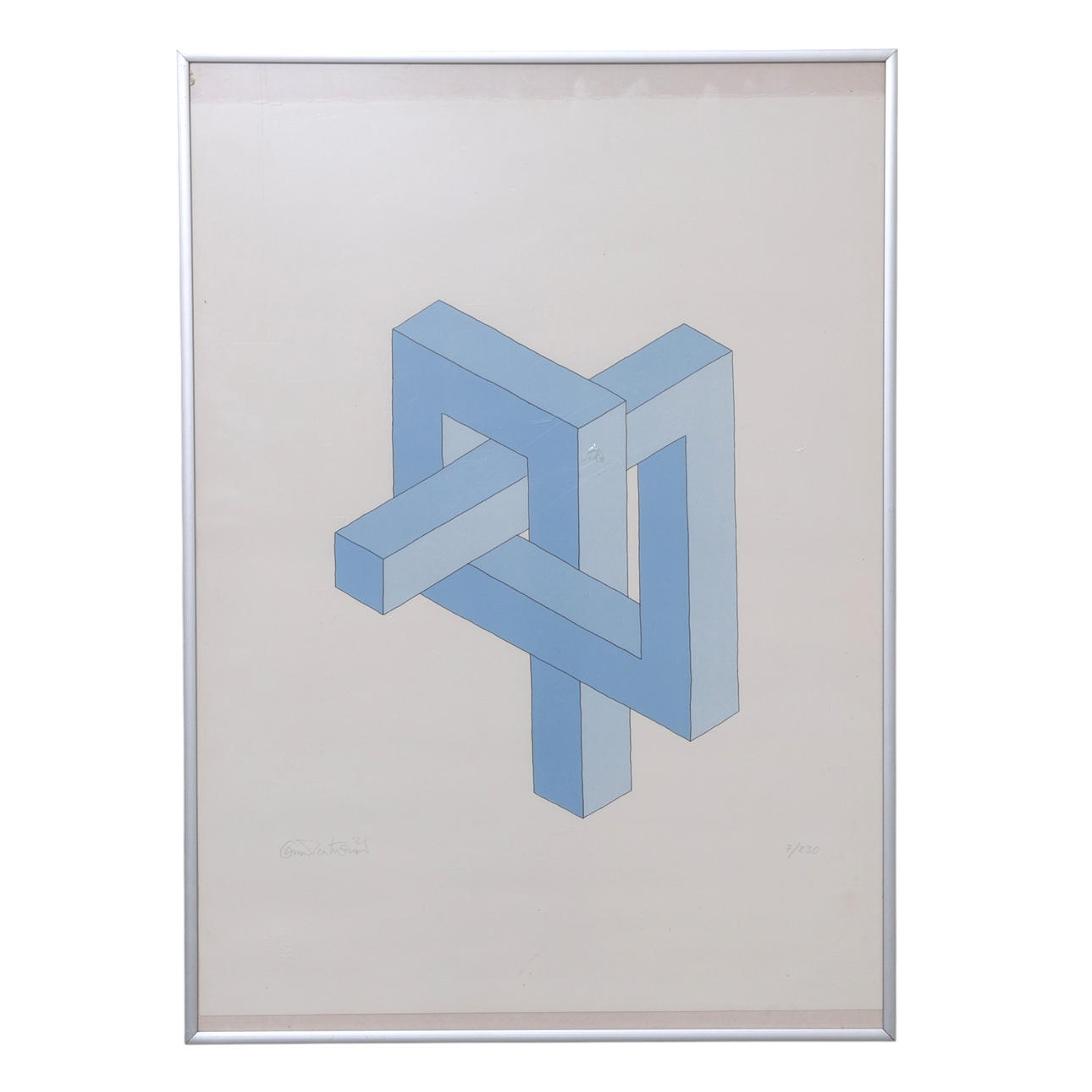 OSCAR REUTERSVÄRD. lithograph, signed & numbered 7/230.