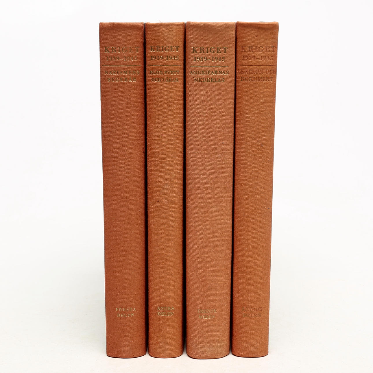 BOOKS, 4 tapes, World War II.