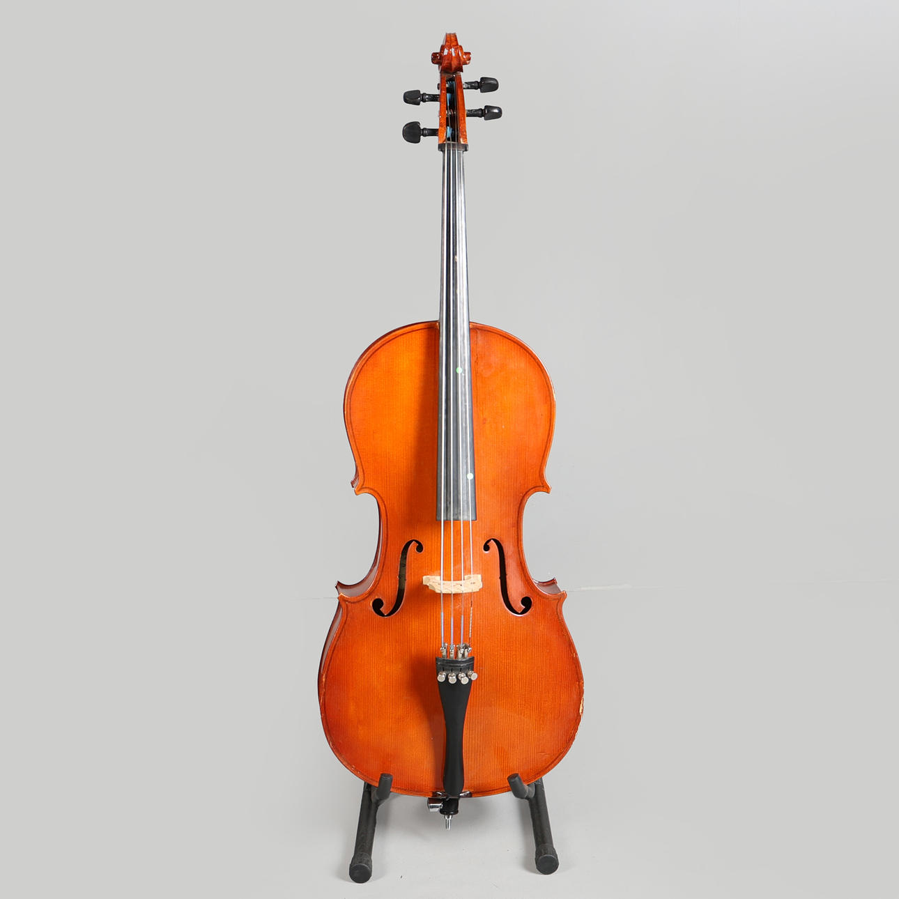 A CASED STENTOR STUDENT 1/2 CELLO.