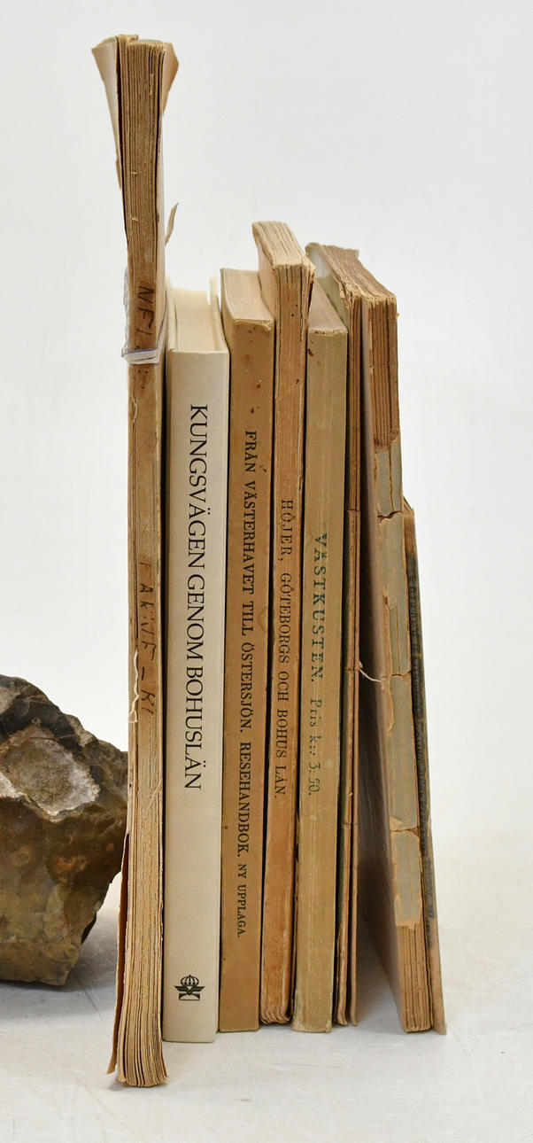 Bøger om Bohuläns jernbanehistorie. 7 bind.