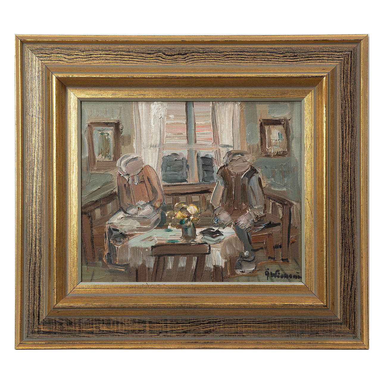 ÅKE WICKSTRÖM. oil on canvas, signed.