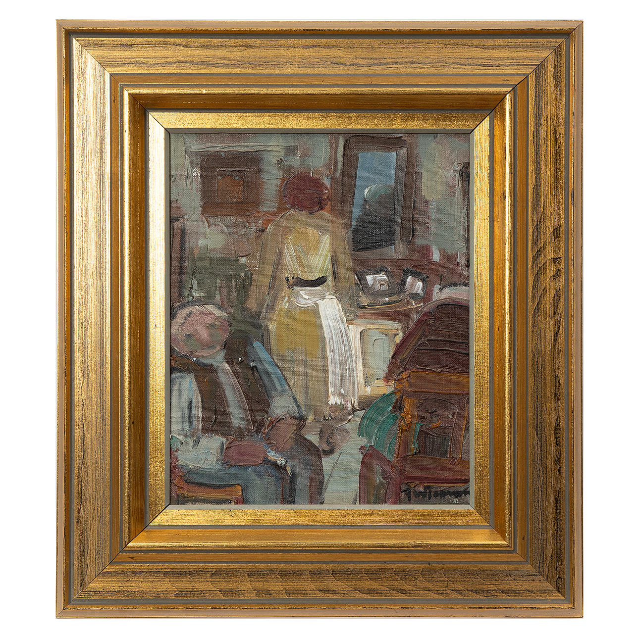 ÅKE WICKSTRÖM. oil on canvas, signed.