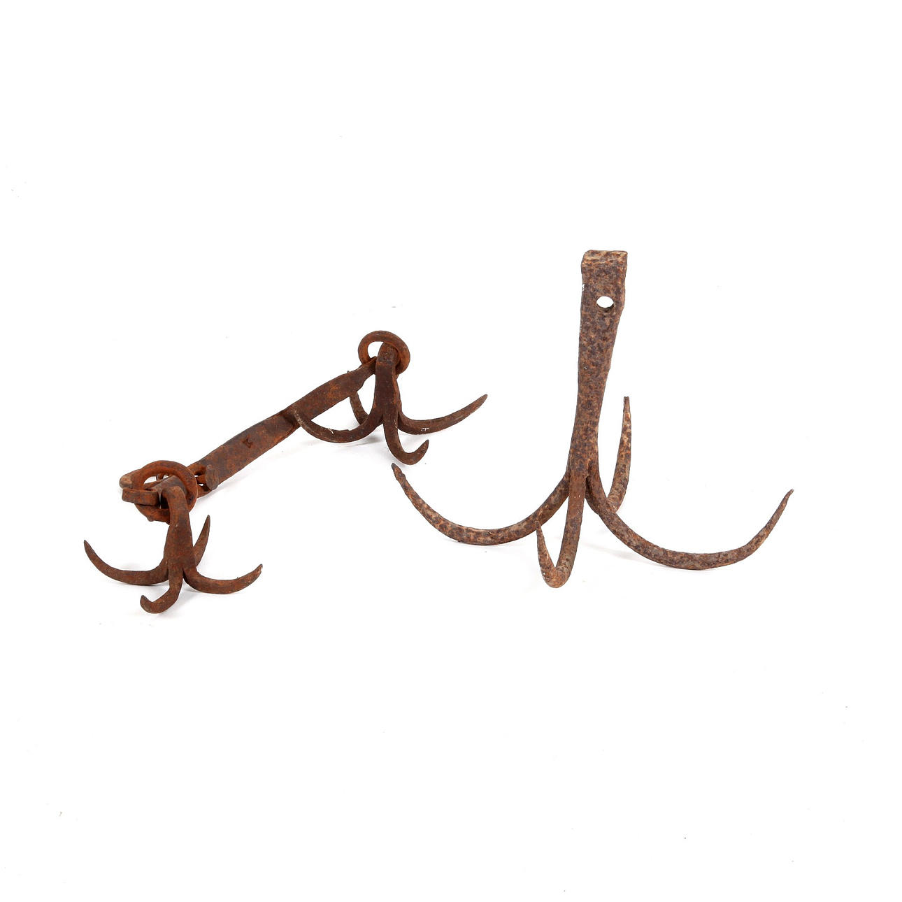 Kødkroge, to franske, 18./20. århundrede.