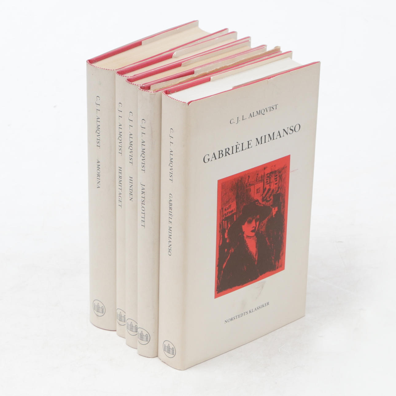 A set of 5 books, C J L Almqvist.
