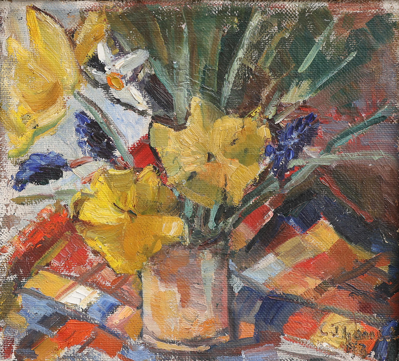 CARIN THAM. BLOMSTERSTILLEBEN.