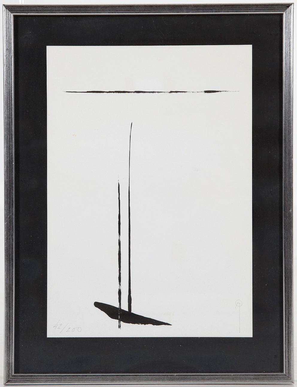 ARNE OLSON. 1918-2006. Lithograph, composition, signed, 42/200.