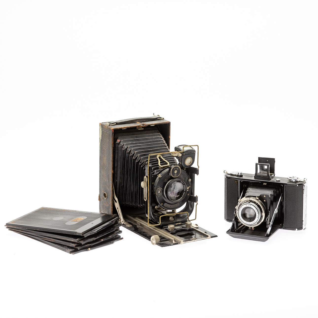 Zeiss Ikon Maximar 207/1 9x12 camera and Zeiss Ikon Nettar 515/16