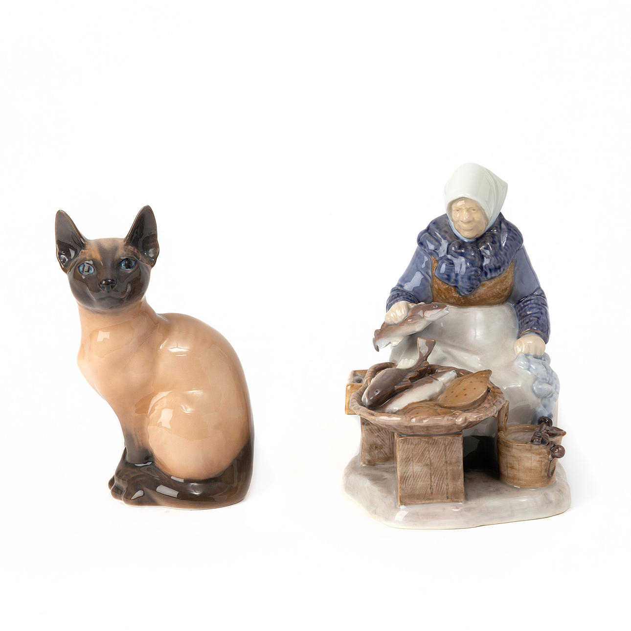 ROYAL COPENHAGEN SAMT BING & GRÖNDAL, FIGURINER 2 st.