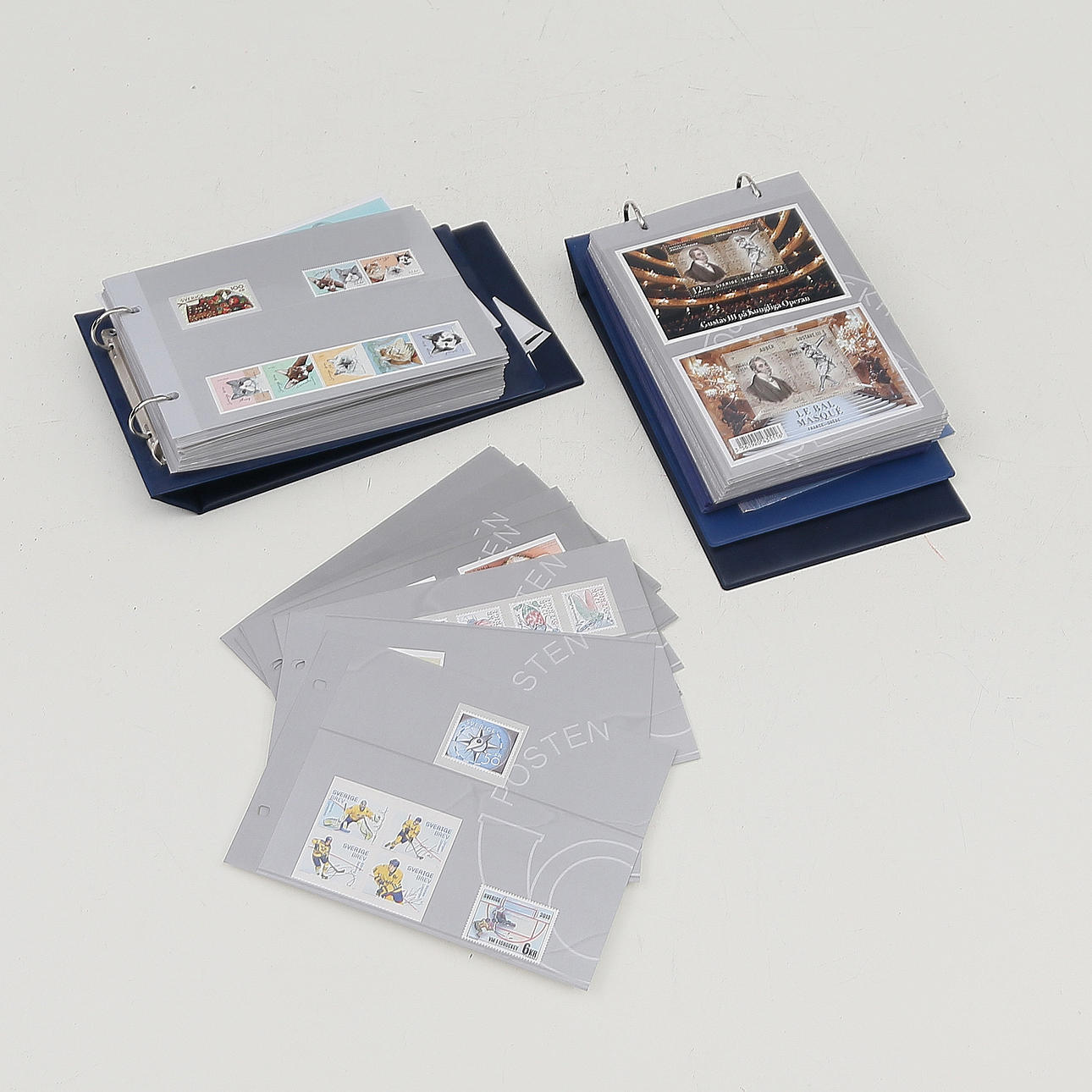 BRIEFMARKEN, Schweden, Post, in 2 Alben.