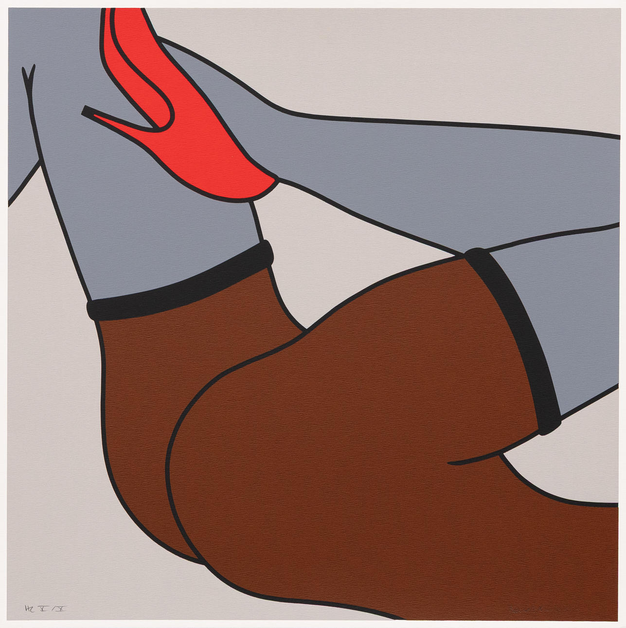 BENGT ANDERSSON. Erotic motif, silkscreen, HC 5/5 and signed.