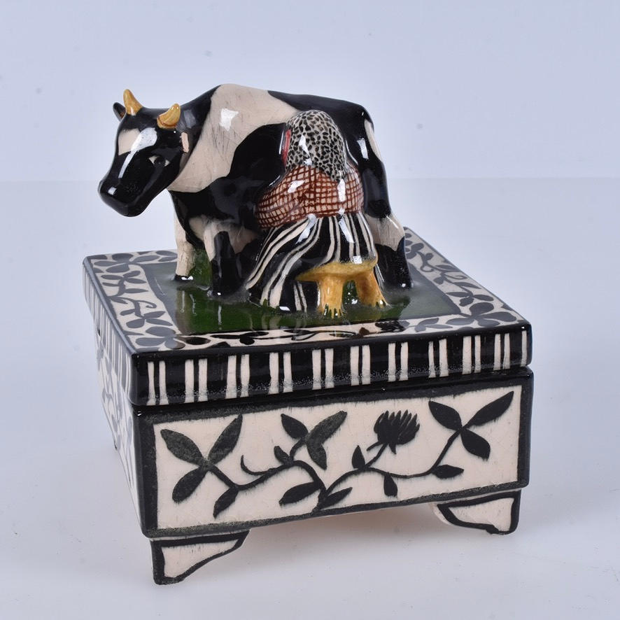 LOCKASK, painted ceramics, Denmark.