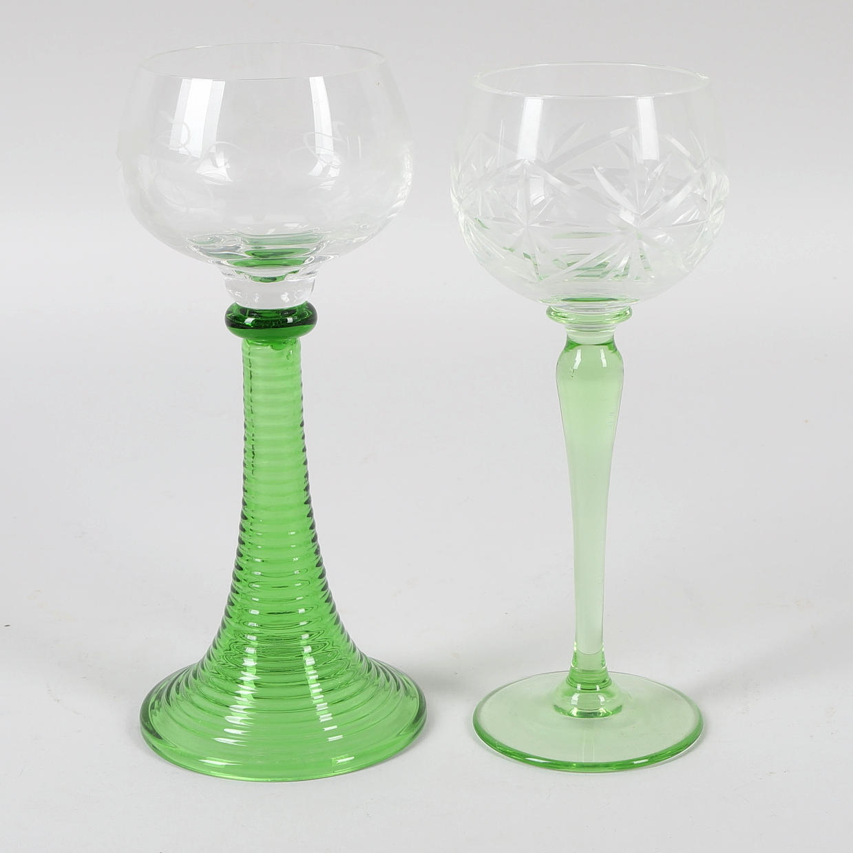 REMMARE, 9 st. glas, 2 olik sorters, 1900-tal.