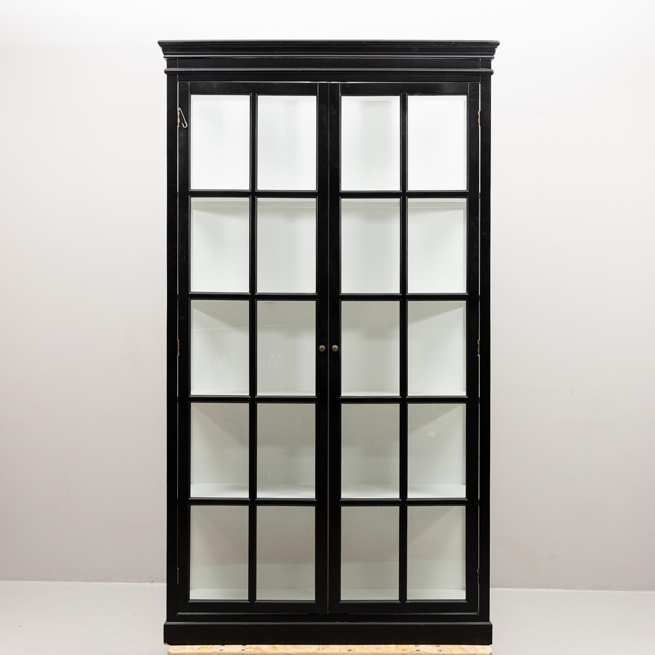 BOOKCASE, with openwork doors, contemporary.