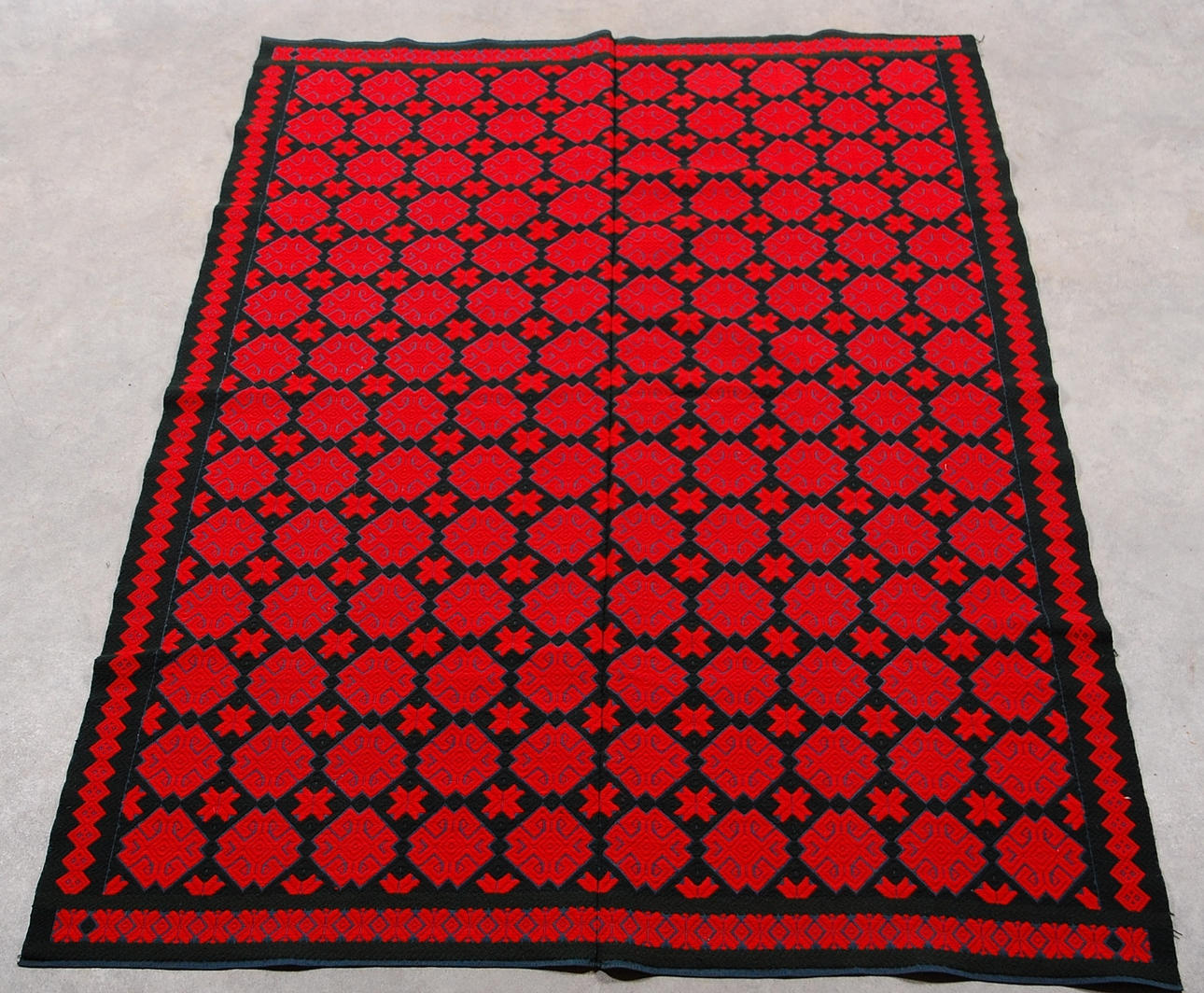 VÄVNAD, opphämta, Ingelsta härad Österlen, 18-1900-tal, 168 x 128 cm.