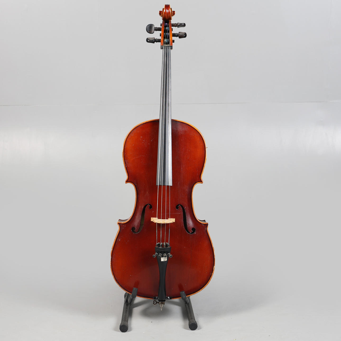 A CASED ROMANIAN 1/2 CELLO.