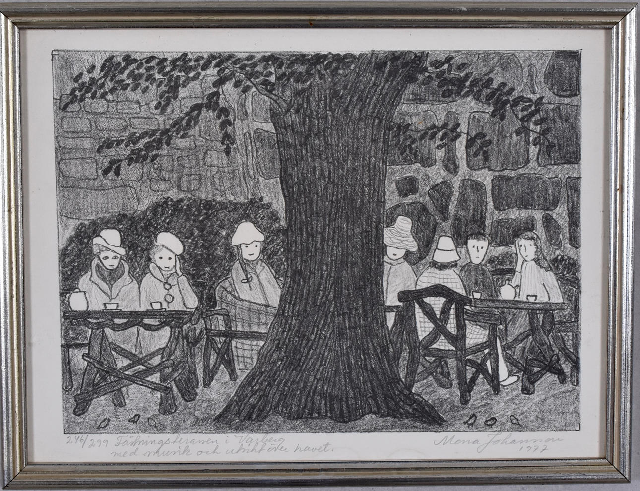 MONA JOHANSSON. Lithographie.