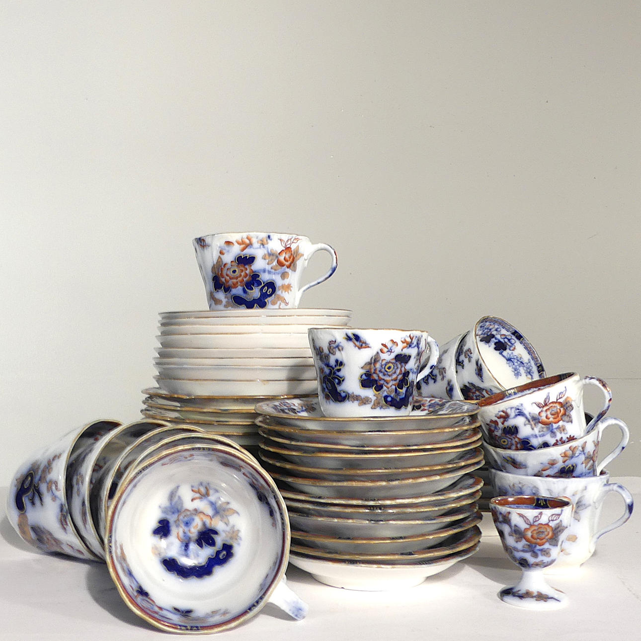 BREAKFAST SET, 57 pieces, Oriental Japan.