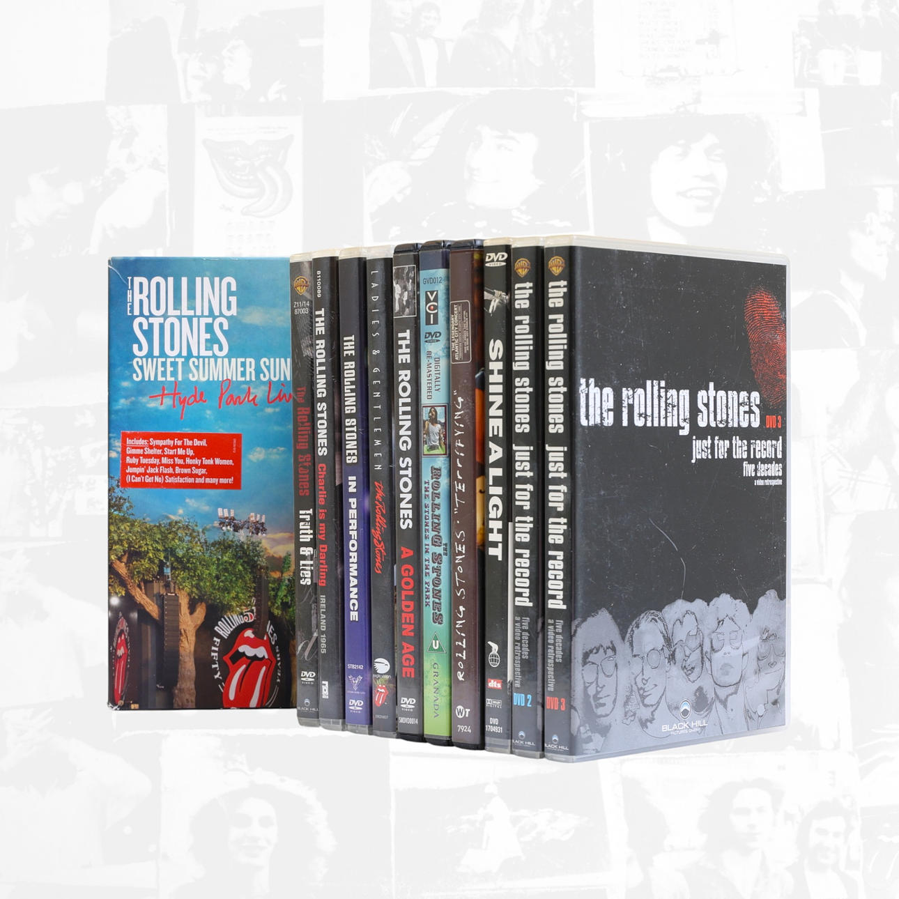 DVD-FILMER, 11 st, Rolling Stones.