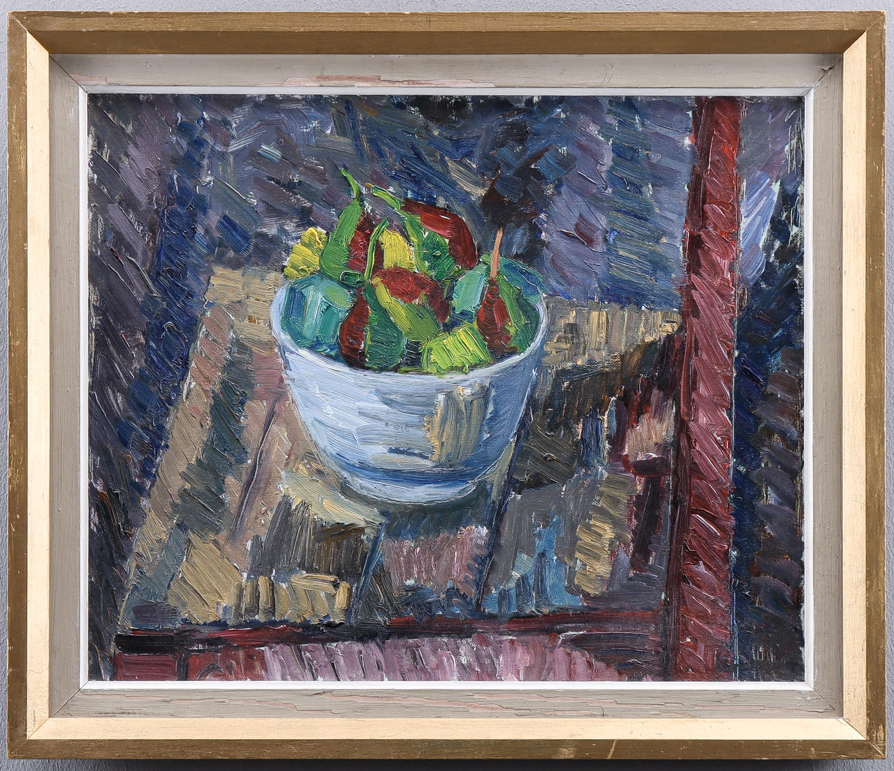 KNUT LINDSTRÖM olja på duk, signerad.