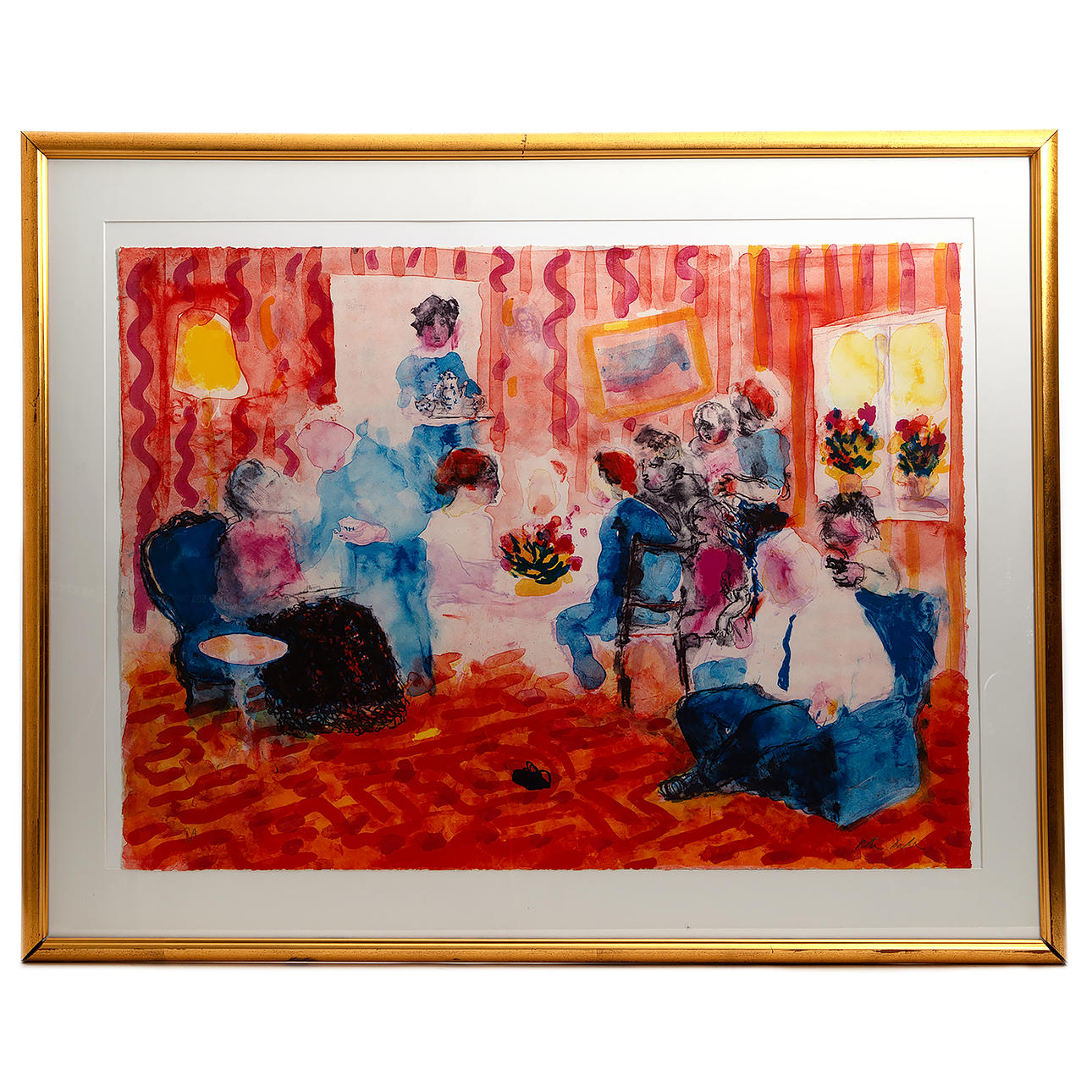 PETER DAHL. Color lithograph, signed and numbered EA.
