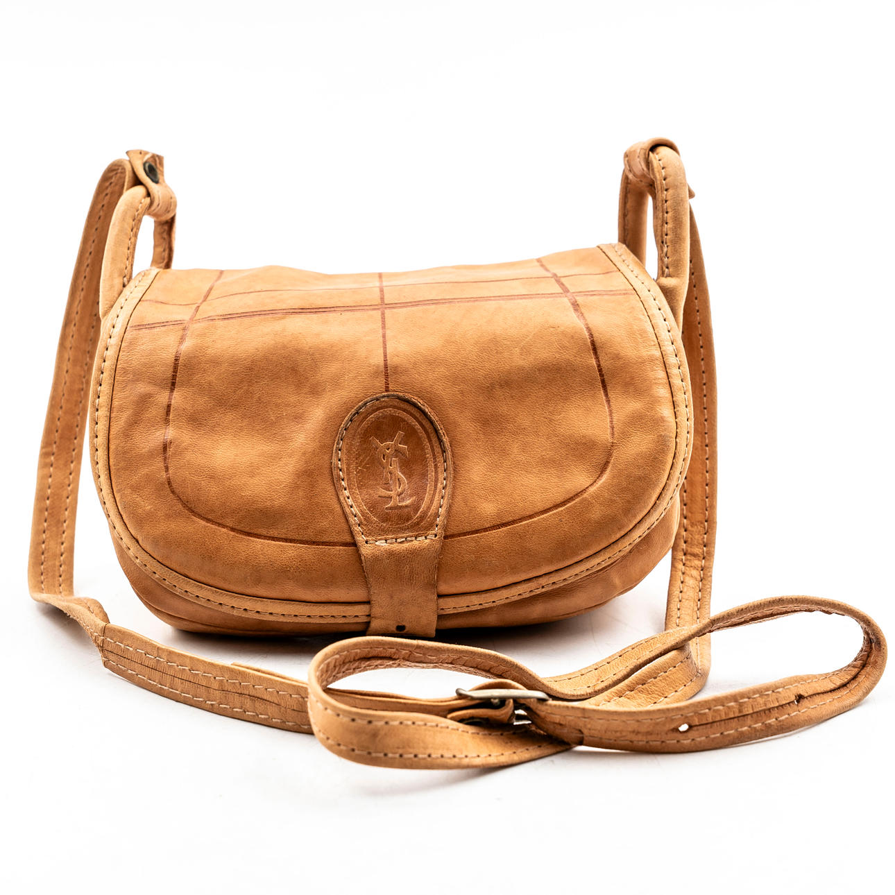 YSL. Handväska, Läder.