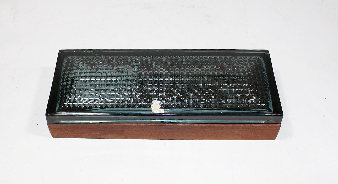 ASK, glas, teak, designe Bengt Edenfalk, Skruf.