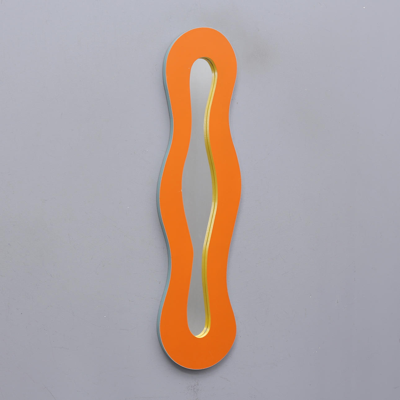 SOFIA UDDÉN. A mirror, orange/ green/ yellow, 1990s.