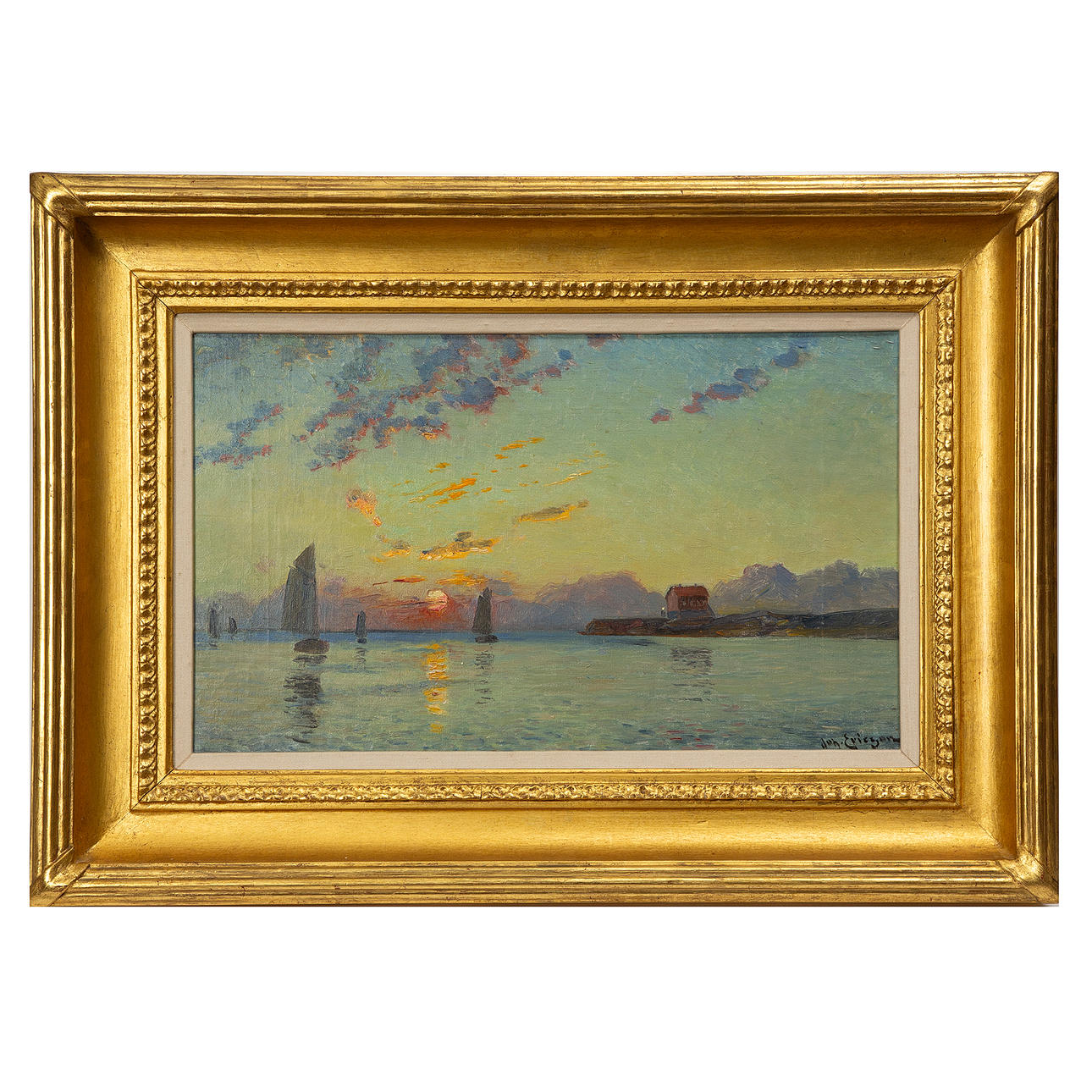 JOHAN ERICSON. Marstrand motif.