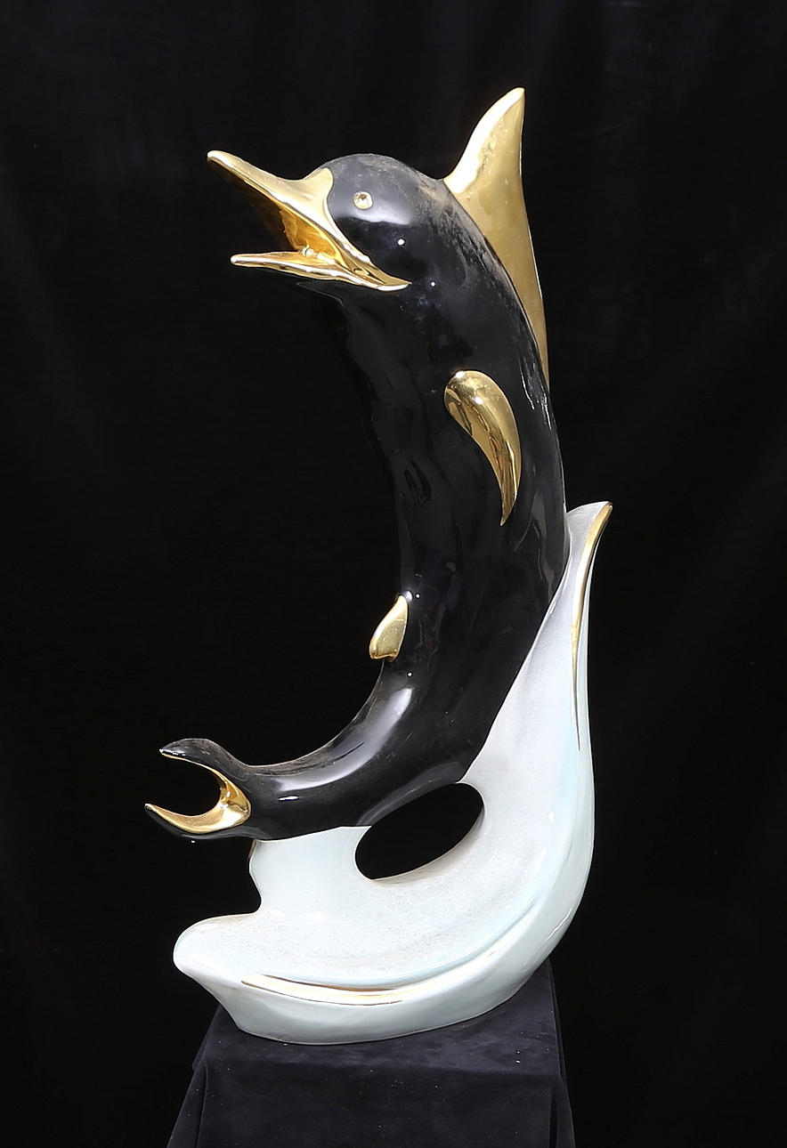 GOLVFIGURIN, gips, 1900-talets andra hälft.