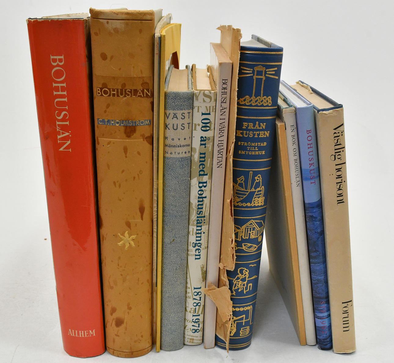 Bücher über die Geschichte von Bohuslän. 12 Bände.