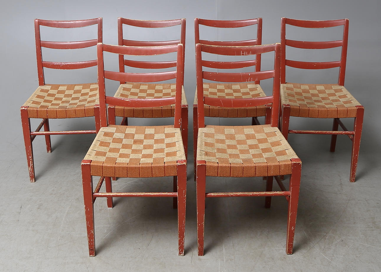 STOLAR Svenska Möbelfabrikerna, Bodafors, 6 st, 1900-tal.