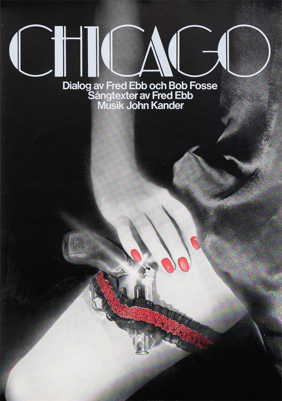 CHICAGO, poster, screen print.