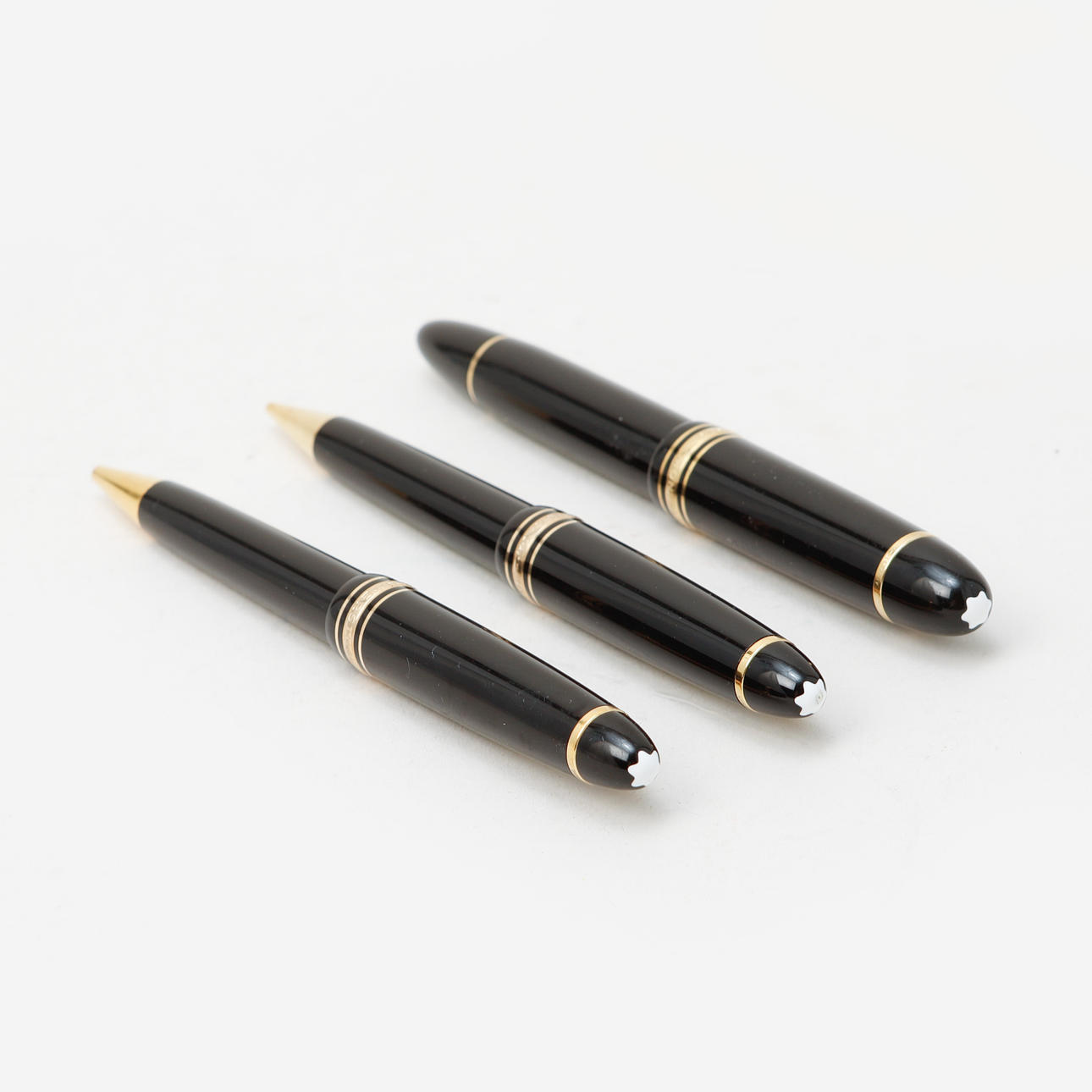 BOLÍGRAFOS, 3 piezas, Mont Blanc.