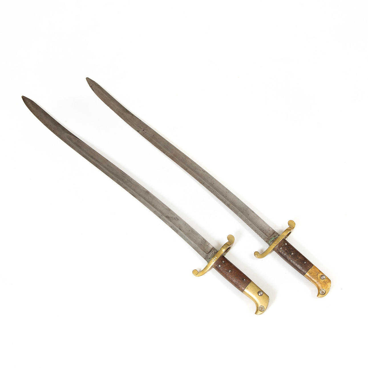 Un par de bayonetas de sable, m/1867.