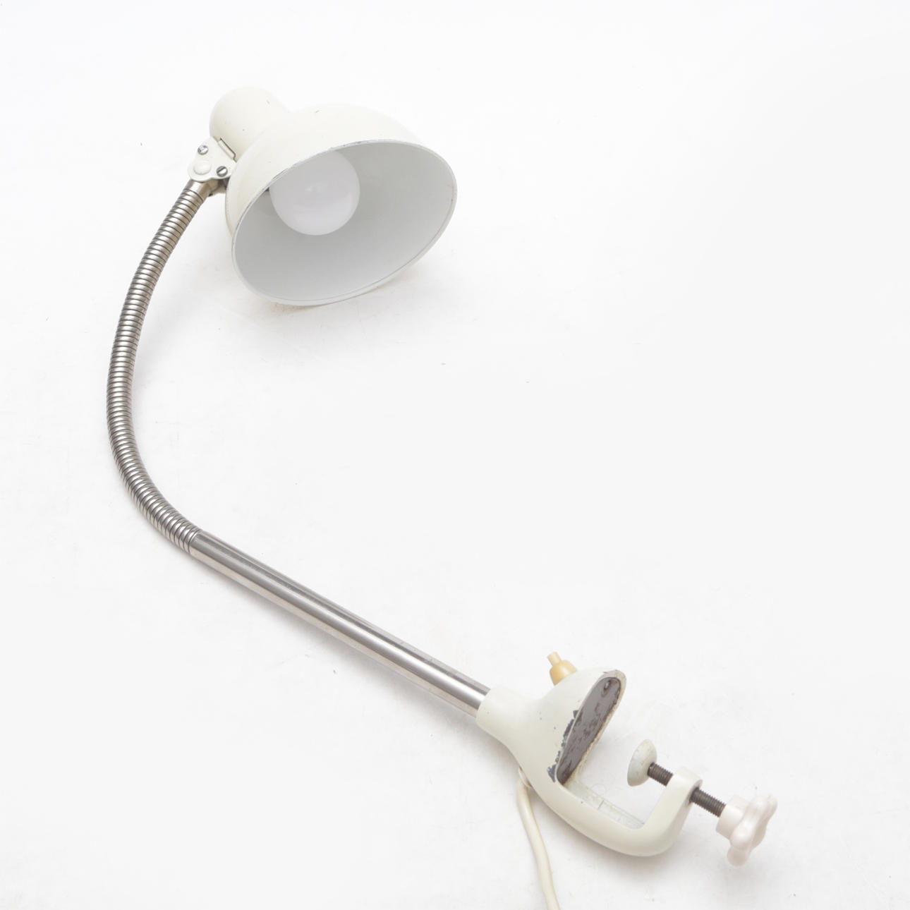 BORDLAMPE, metal, industriel type, Kaiser.