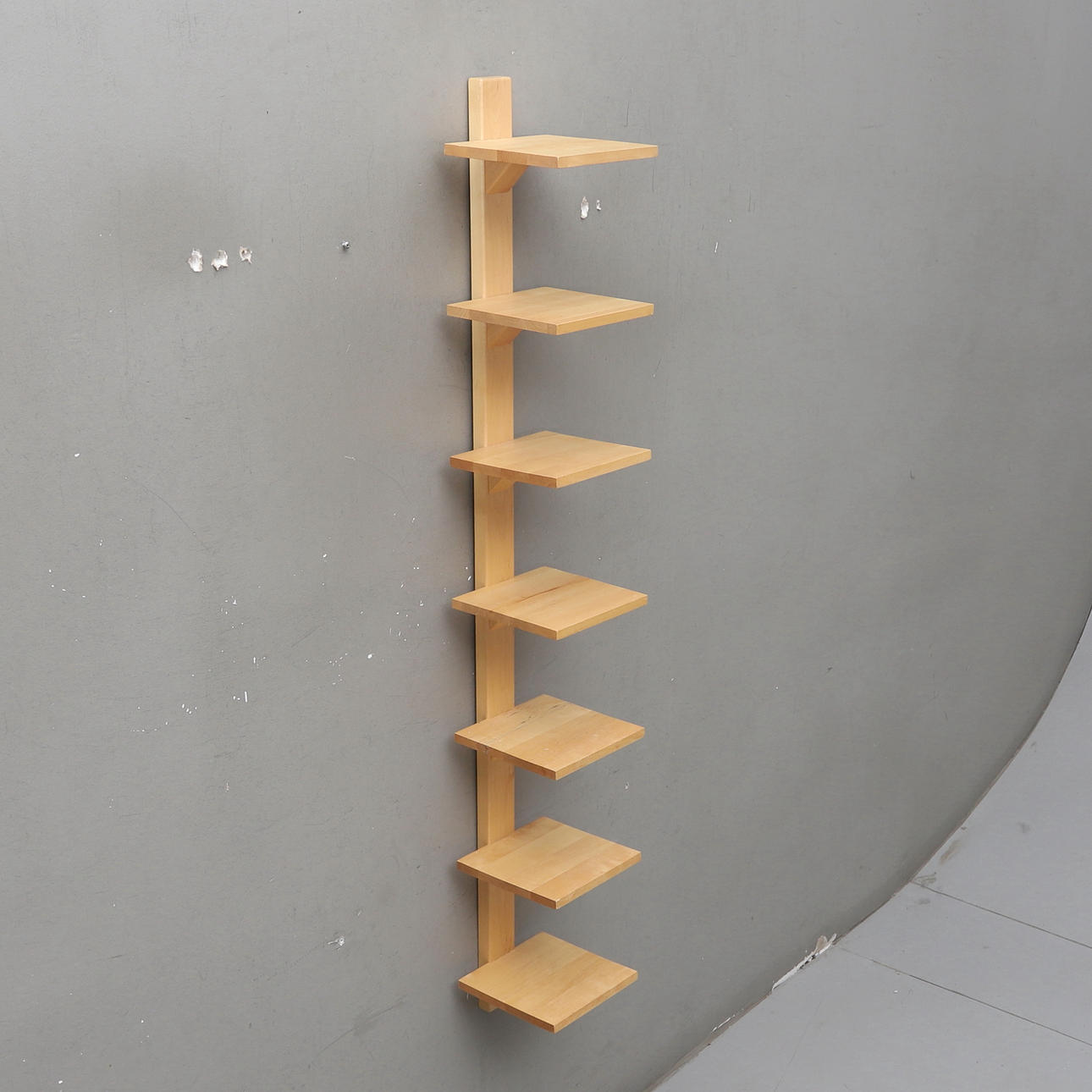 A wall shelf, birch, 19th/2000s.