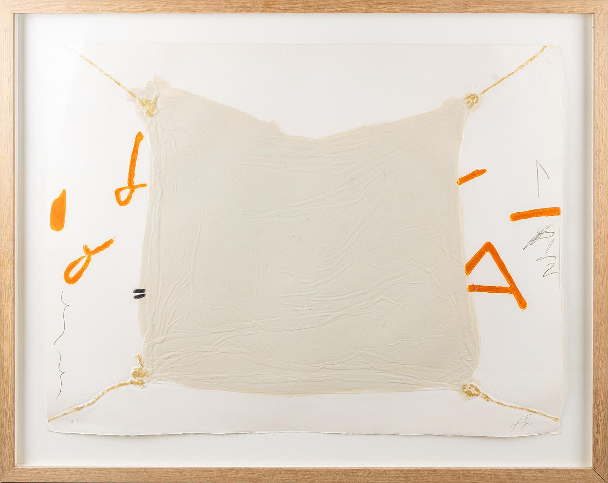 ANTONI TÀPIES. Composition.