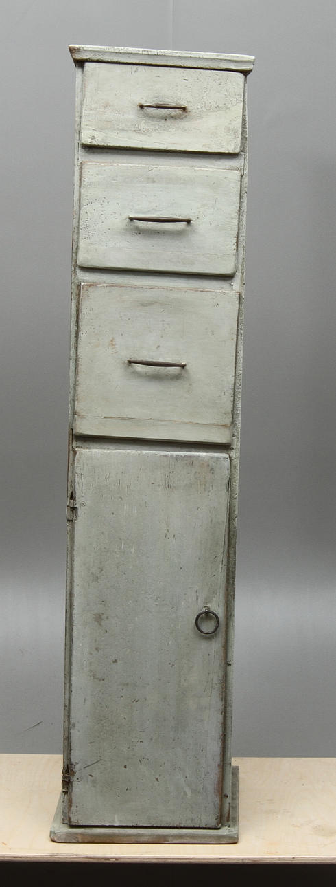 SKÅP med lådor, 1800/1900-tal.