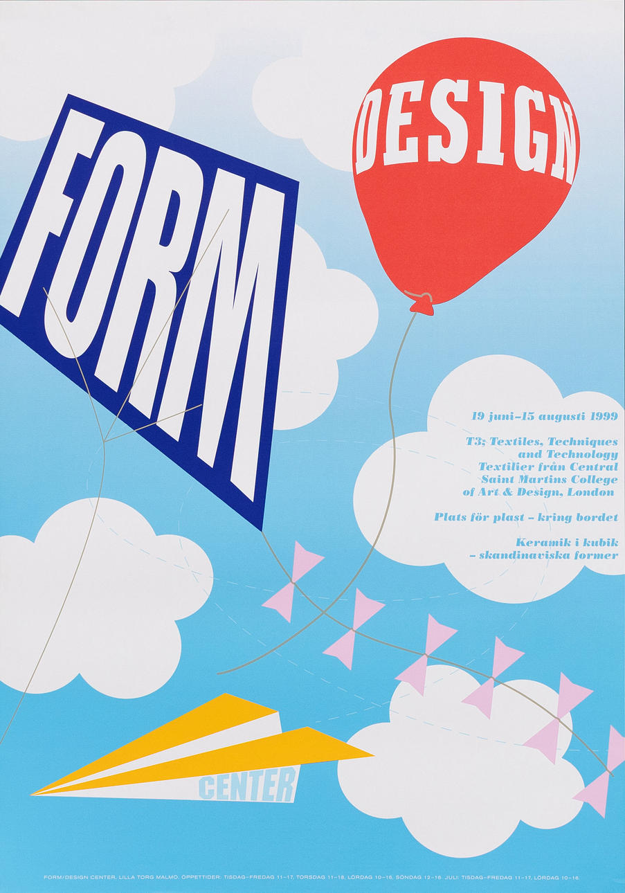 EXHIBITION POSTER, screen printing, Form/Design Center.