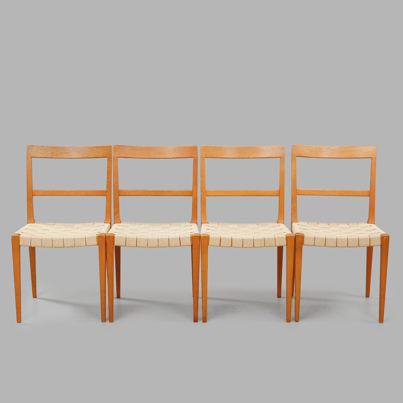 BRUNO MATHSSON. Stolar, 4 st, "Mimat".