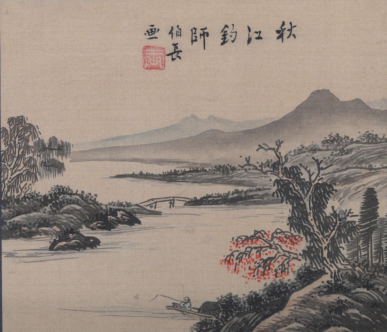 UIDENTIFICERET KUNSTNER. Grafisk tryk, Kina.