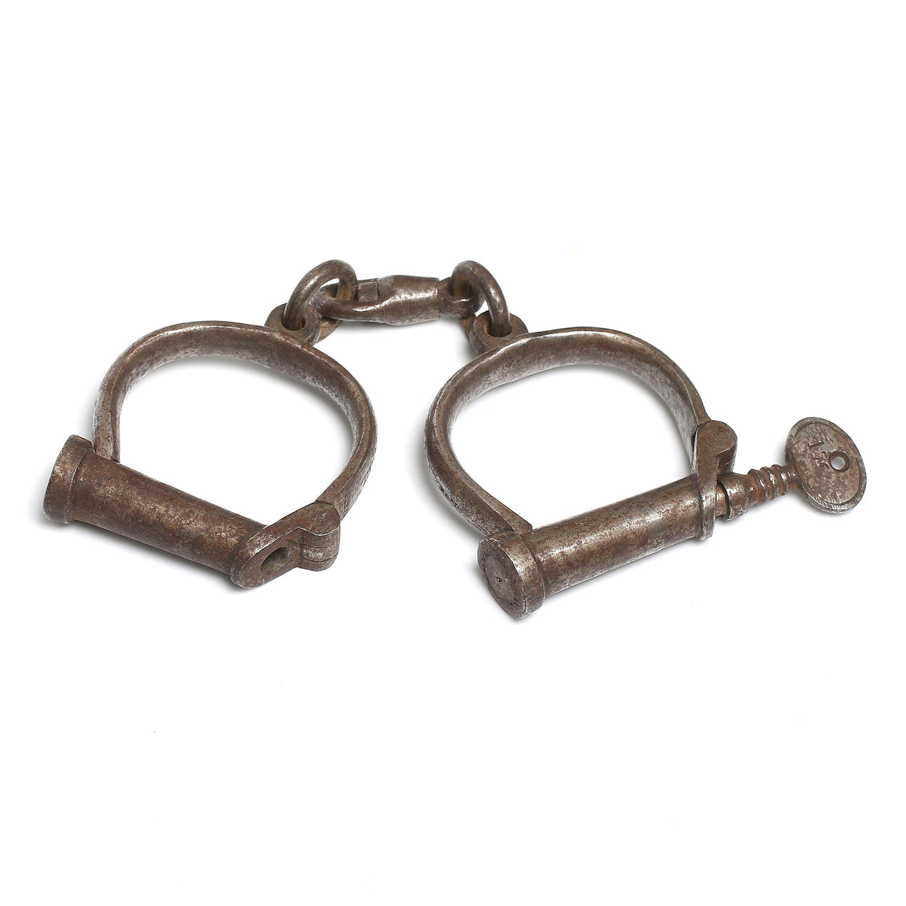 HANDFÄNGSEL, metall, Hiatt Darby, Warranted Wrought, 1800-tal.