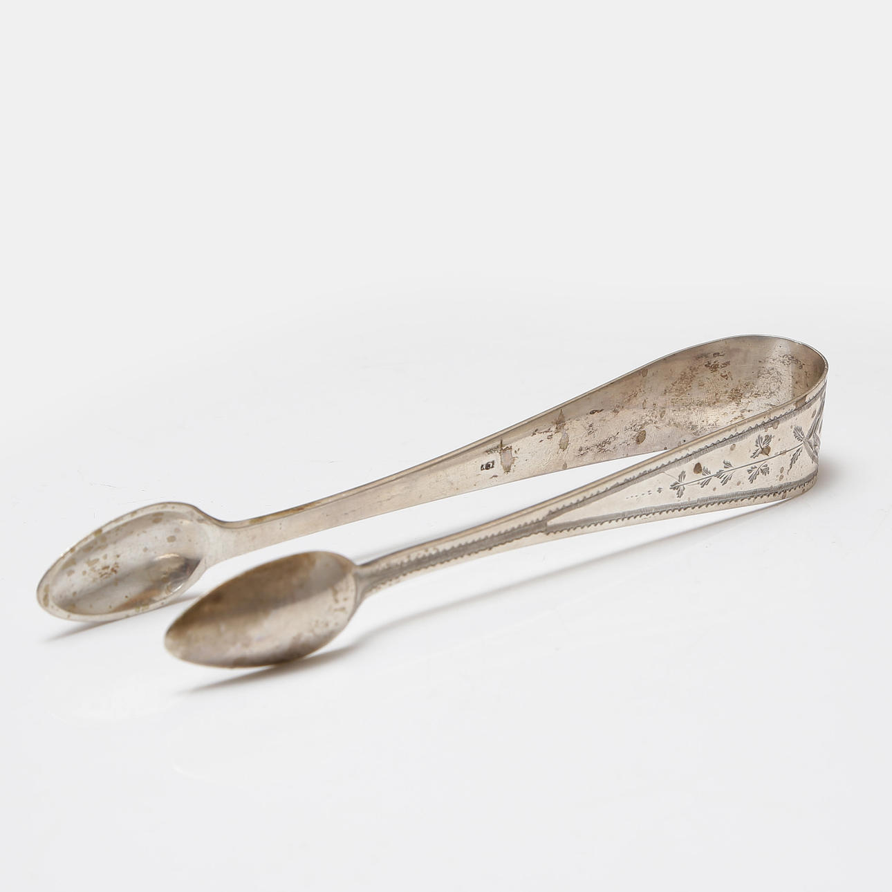 CASPAR PLÖHN (1794-1805). SUKKERTANG, SØLV, NYKÖPING.