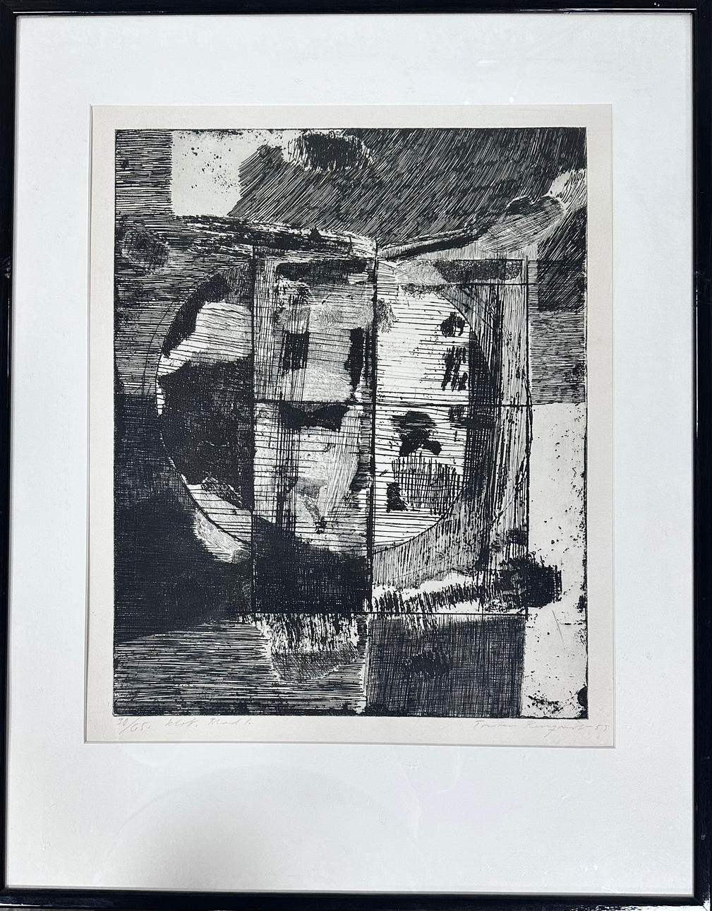 TORSTEN RENQVIST. Etching.