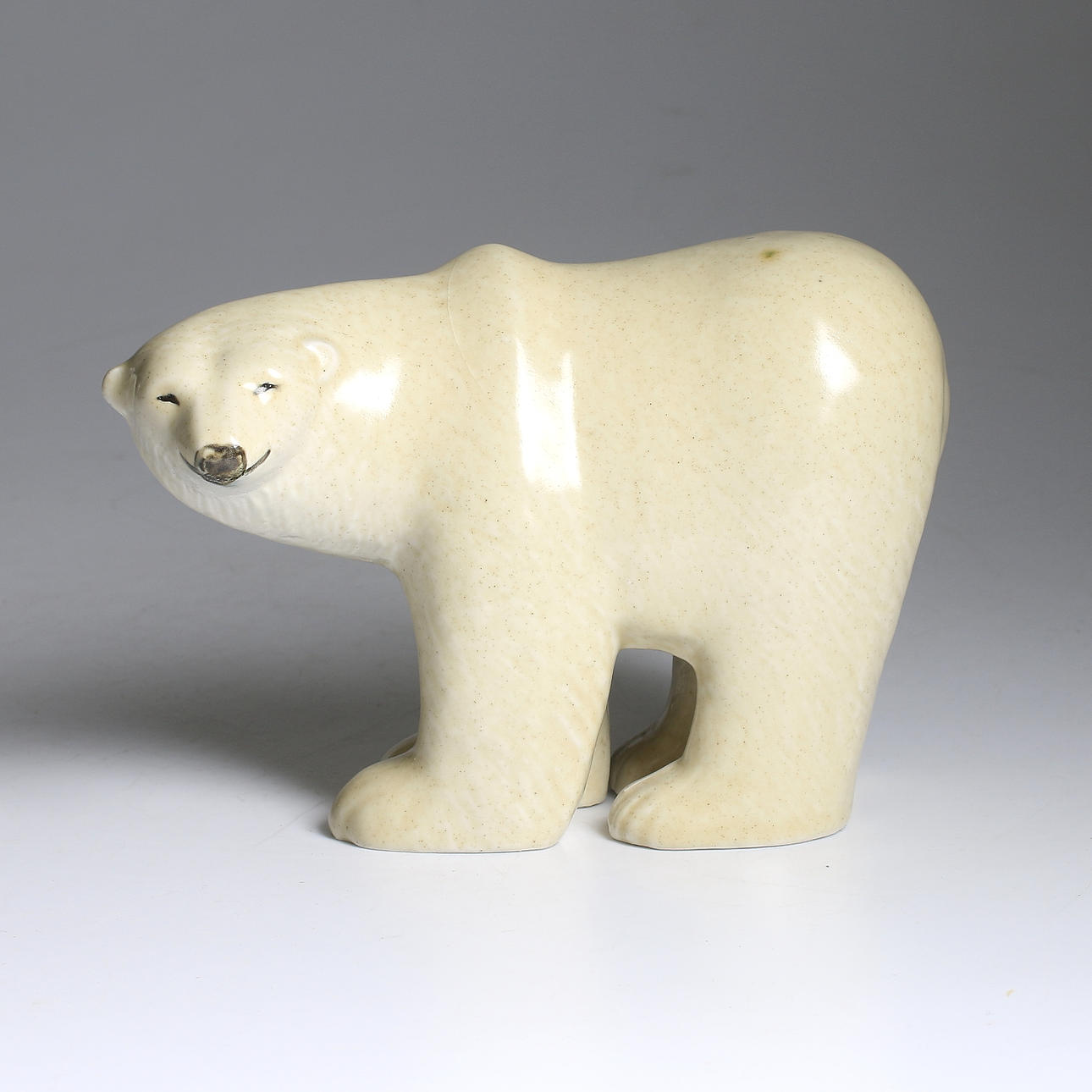 FIGURIN, stengods, Isbjörn, Lisa Larson, Gustavsberg.